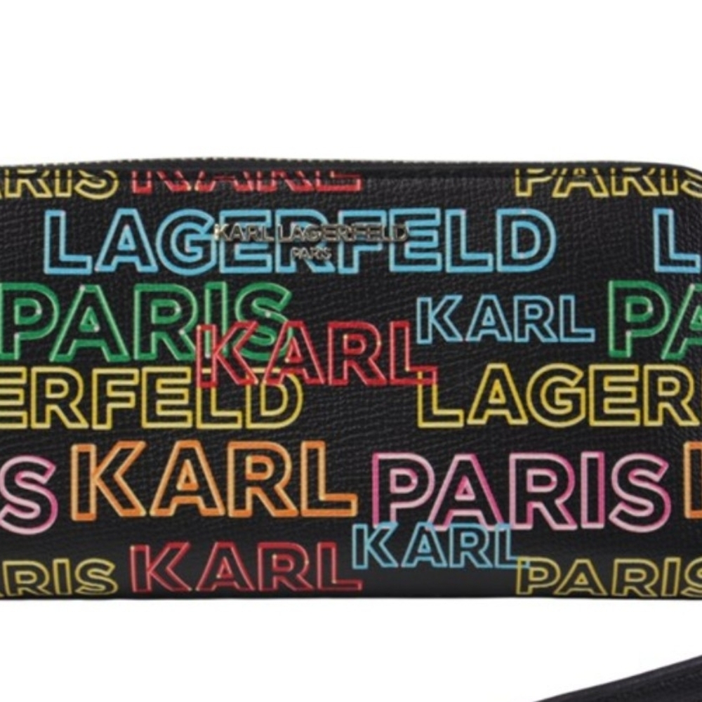 Karl Lagerfeld Paris Rainbow Logo Crossbody NWOT– Collector’s Pop Art Edition